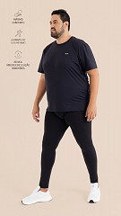 24270025  - Legging Masculina  Plus Size Preta