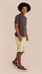 24271560 - Bermuda Basic Masculina Khaki
