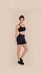 24270280 - Bermuda Feminina  Cross Preta