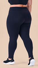 24270172 - Legging Feminina Basic Alta Compressão Plus Size Preta