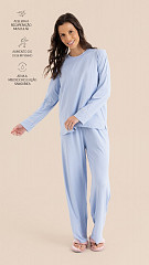 24271211 - Blusa de Pijama Feminina Aura