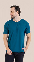 24271610 - Camiseta B.ON Air Masculina Petróleo