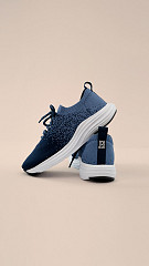 24271434 - Tênis Knit B.ON Leve Bali Azul/Marinho