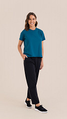 24271611 - Camiseta B.ON Air Feminina Petróleo