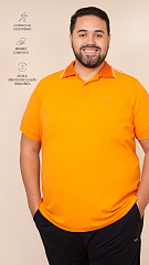 24271272 - Camisa Gola Polo Masculina Plus Size