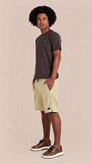 24271560 - Bermuda Basic Masculina Khaki