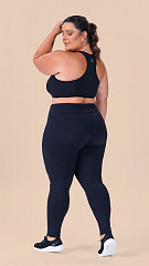 24270171 - Legging Feminina  Leve Compressão Plus Size Preta