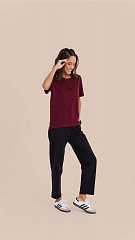 24271563 - Camiseta Basic Feminina Bordô