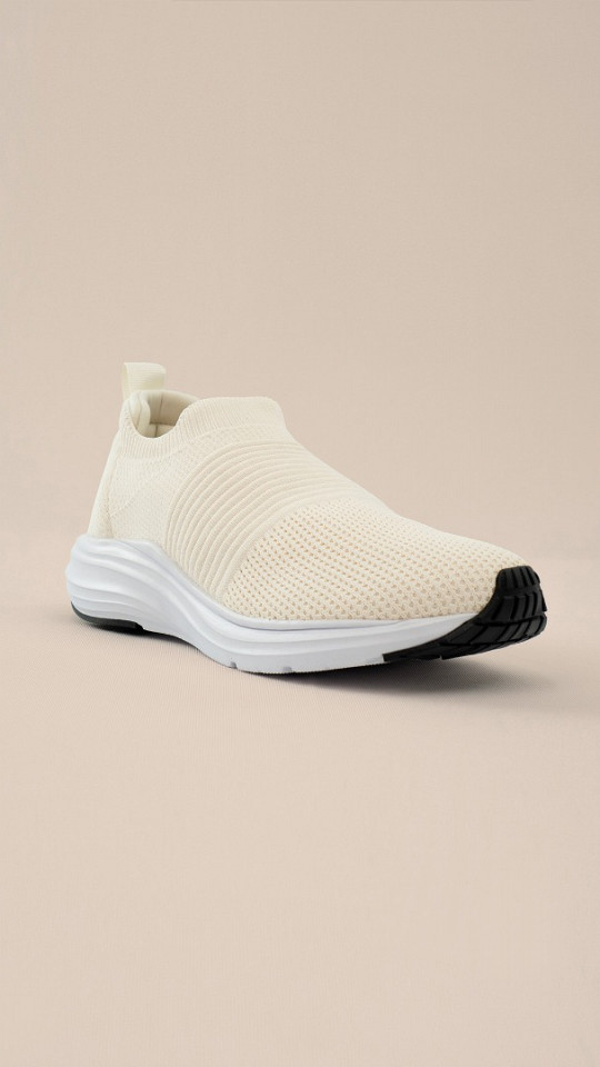 24271397 - Tênis Knit B.ON Leve Aura Creme