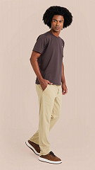 24271561 - Calça Alfaiataria Masculina Khaki