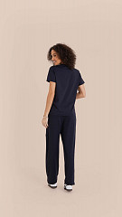 24271468 - Calça Feminina com Barra Regulável Preta