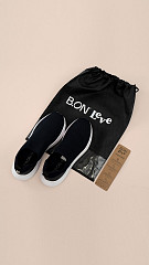 24271435 - Tênis Knit B.ON Leve Stratus Preto
