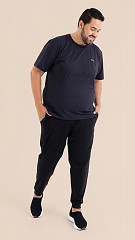 24271451 - Camiseta Masculina Basic Plus Size Preta