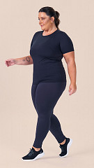 24270171 - Legging Feminina  Leve Compressão Plus Size Preta