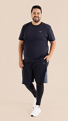 24270025  - Legging Masculina  Plus Size Preta