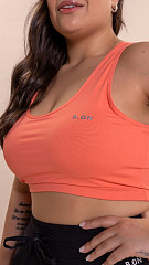 24270447 -  Top Feminino Basic Plus Size Coral