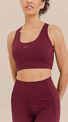 24271572 - Top Fit Refletivo Feminino Bordô