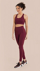 24271572 - Top Fit Refletivo Feminino Bordô