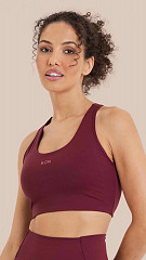 24271572 - Top Fit Refletivo Feminino Bordô