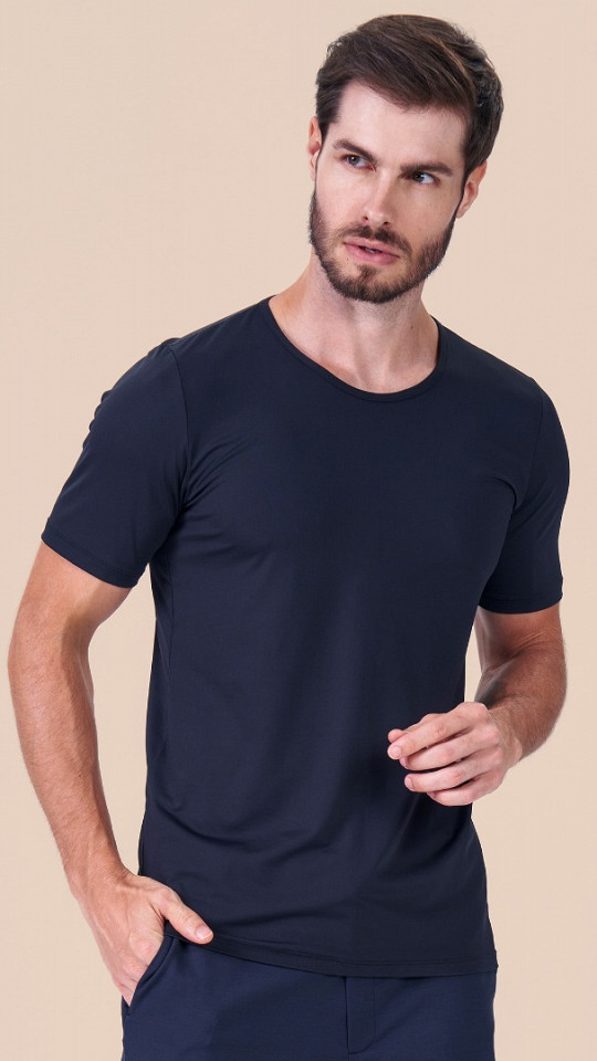 24270011 - Blusa Masculina Segunda Pele Preta