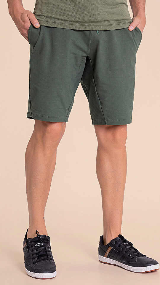 24270768 - Bermuda Masculina  Basic Verde Militar