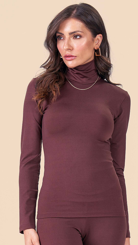 24270826 - Blusa Feminina  Winter Marrom